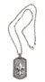Men's sterling silver pendant necklace, 'Fleur de Lis' - Men's Sterling Silver Pendant Necklace