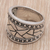 Men's sterling silver ring, 'Emperor' - Men's Handcrafted Sterling Silver Band Ring (image 2c) thumbail