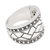 Men's sterling silver ring, 'Emperor' - Men's Handcrafted Sterling Silver Band Ring (image 2d) thumbail