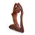 Wood sculpture, 'Gymnastics' - Hand Carved Original Wood Sculpture (image 2c) thumbail