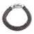 Sterling silver braided bracelet, 'Eternity' - Sterling Silver Chain Bracelet (image 2a) thumbail