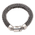 Sterling silver braided bracelet, 'Eternity' - Sterling Silver Chain Bracelet (image 2e) thumbail