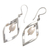 Pearl dangle earrings, 'Infinite White' - Pearl dangle earrings (image 2b) thumbail