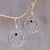 Garnet chandelier earrings, 'Royal Princess' - Garnet chandelier earrings thumbail