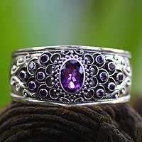 Sterling Silver Amethyst Bracelets at NOVICA