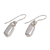 Cultured pearl dangle earrings, 'Pristine Purity' - Sterling Silver Bridal Cultured Pearl Earrings
