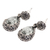 Prasiolite dangle earrings, 'Lime Teardrops' - Prasiolite Sterling Silver Dangle Earrings from Bali (image 2c) thumbail