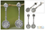 Sterling silver dangle earrings, 'Wealth of Fortune' - Artisan Crafted Sterling Silver Dangle Earrings (image 2) thumbail