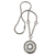 Sterling silver long pendant necklace, 'Treasure' - Handmade Sterling Silver Long Pendant Necklace thumbail