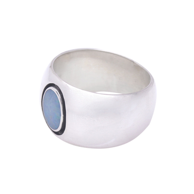 Opal band ring, 'Desire' - Opal band ring
