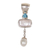 Cultured pearl and blue topaz pendant, 'Allegory' - Cultured Pearl and Blue Topaz Pendant