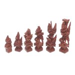 Wood chess set, 'The General' - Wood chess set