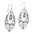 Sterling silver dangle earrings, 'Lace' - Sterling silver dangle earrings (image 2a) thumbail