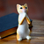 Wood sculpture, 'Ginger Tabby Cat Wish' - Wood sculpture (image 2) thumbail