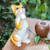 Wood sculpture, 'Ginger Tabby Cat Wish' - Wood sculpture (image 2j) thumbail