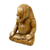 Wood sculpture, 'Elephant Meditates' - Hand Carved Wood Sculpture thumbail
