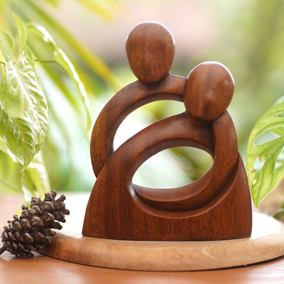 Wood sculpture, Eternity of Love