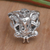 Men's sterling silver ring, 'Lord Ganesha' - Men's Sterling Silver Hindu Ring (image 2c) thumbail