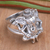 Men's sterling silver ring, 'Lord Ganesha' - Men's Sterling Silver Hindu Ring (image 2d) thumbail