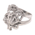 Men's sterling silver ring, 'Lord Ganesha' - Men's Sterling Silver Hindu Ring (image 2f) thumbail