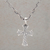 Men's sterling silver cross necklace, 'Loyalty' - Men's Sterling Silver Cross Necklace (image 2) thumbail