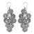 Sterling silver flower earrings, 'Promises' - Floral Sterling Silver Chandelier Earrings thumbail