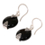Onyx earrings, ‘Sylph’ - Onyx Sterling Silver Dangle Earrings from Indonesia (image 2e) thumbail