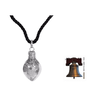 Halskette mit Anhänger aus Sterlingsilber, „Precious Promise“ – Halskette mit Anhänger aus Sterlingsilber