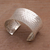 Sterling silver cuff bracelet, 'Circle of Joy' - Sterling silver cuff bracelet (image 2b) thumbail
