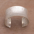 Sterling silver cuff bracelet, 'Circle of Joy' - Sterling silver cuff bracelet (image 2c) thumbail