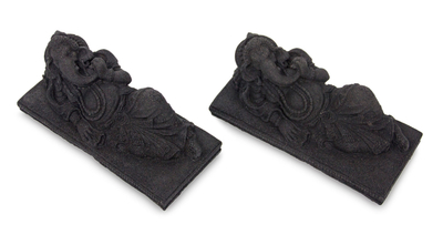 Sandstone Hindu Sculptures (Pair)