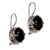 Onyx drop earrings, 'Angelic Aura' - Onyx Sterling Silver Drop Earrings (image 2c) thumbail
