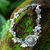 Pearl and labradorite flower bracelet, 'Angelic' - Unique Labradorite and Pearl Bracelet (image 2) thumbail