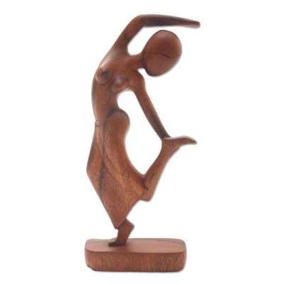 Wood sculpture, 'Spirit Dancer' - Wood sculpture