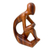 Wood sculpture, 'Alone' - Wood sculpture (image 2a) thumbail