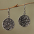 Sterling silver dangle earrings, 'Denpasar Treasure' - Hand Made Sterling Silver Dangle Earrings