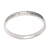 Sterling silver bangle bracelet, 'Fortune' - Indonesian Sterling Silver Bangle Bracelet thumbail