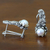 Pearl drop earrings, 'Coral Reef' - Handmade Pearl and Silver Drop Earrings (image 2b) thumbail
