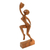 Wood sculpture, 'Reaching for Love' - Hand Made Romantic Wood Sculpture (image 2d) thumbail