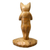 Wood sculpture, 'Cat Gives Thanks' - Hand Crafted Wood Sculpture (image 2c) thumbail