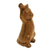 Wood sculpture, 'Kitty Cat Stretch' - Handcrafted Wood Cat Sculpture (image 2c) thumbail
