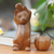 Wood sculpture, 'Kitty Cat Stretch' - Handcrafted Wood Cat Sculpture (image 2j) thumbail