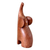 Wood sculpture, 'Essential Elephant' - Handmade Wood Sculpture (image 2c) thumbail