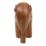 Wood sculpture, 'Modern Elephant' - Artisan Crafted Wood Sculpture