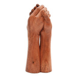 Wood sculpture, 'Strong Bonds' - Wood Sculpture from Indonesia