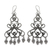Sterling silver chandelier earrings, 'Her Elegance' - Indonesian Sterling Silver Chandelier Earrings thumbail