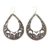 Sterling silver dangle earrings, 'Precious Moments' - Unique Sterling Silver Dangle Earrings thumbail