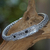 Men's onyx braided bracelet, 'Splendid Dragon' - Men's Sterling Silver Handmade Bracelet (image 2) thumbail