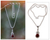 Carnelian heart necklace, 'Sumatra Style' - Carnelian and Silver Heart Necklace