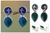 Agate dangle earrings, 'Minang Flower' - Sterling Silver and Agate Drop Earrings thumbail